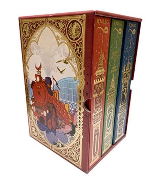 Coffret Harry Potter MinaLima 3 volumes (1+2+3)