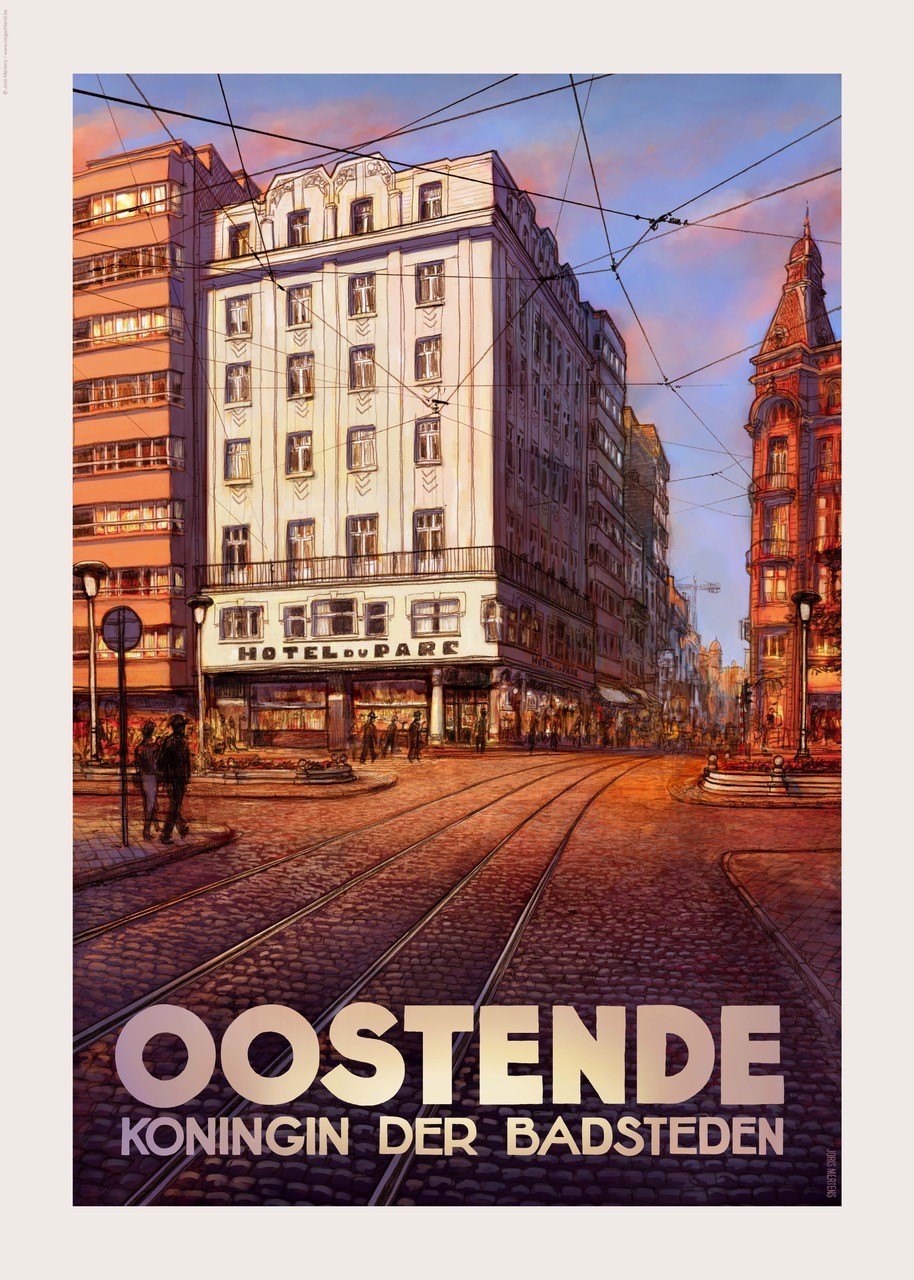"Oostende" (jour) de J. Mertens