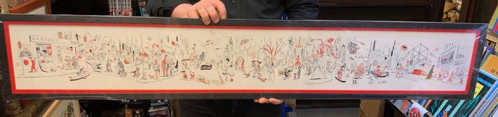 Digigraphie La Fresque de François AVRIL signée 99 ex. en exclusivité Brüsel – Image 9