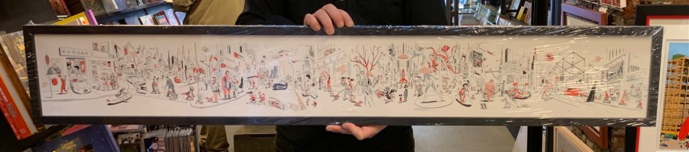 Digigraphie La Fresque de François AVRIL signée 99 ex. en exclusivité Brüsel – Image 10