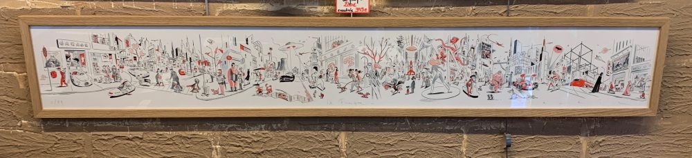 Digigraphie La Fresque de François AVRIL signée 99 ex. en exclusivité Brüsel – Image 11