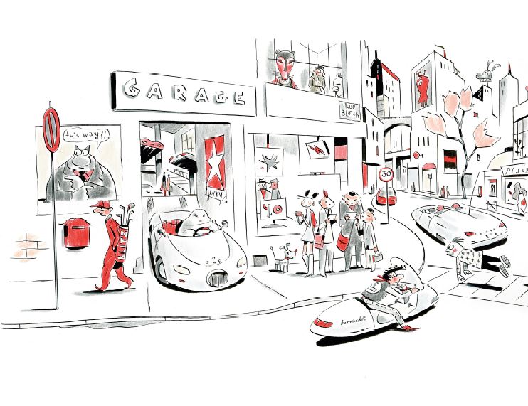 Digigraphie La Fresque de François AVRIL signée 99 ex. en exclusivité Brüsel – Image 2