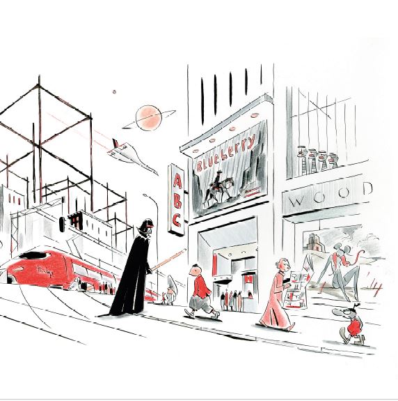 Digigraphie La Fresque de François AVRIL signée 99 ex. en exclusivité Brüsel – Image 7