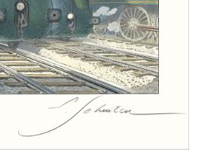 Schuiten - Les Type 12 à New York - Estampe signée 400 ex. – Image 2