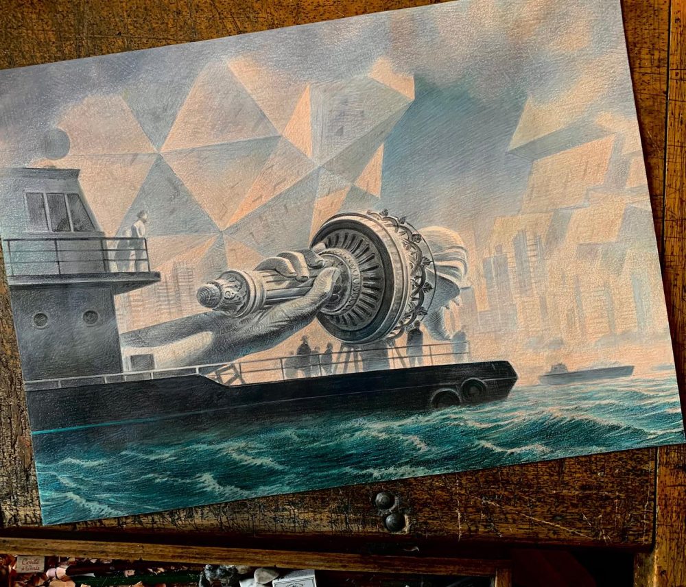 Compulsion + tiré a part INEDIT exclusif limité et signé - Schuiten - Roberts – Image 4