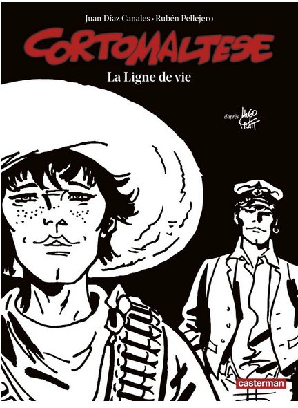 Corto Maltese Tome 17 : "La Ligne de vie" version N/B + ex-libris pigmentaire
