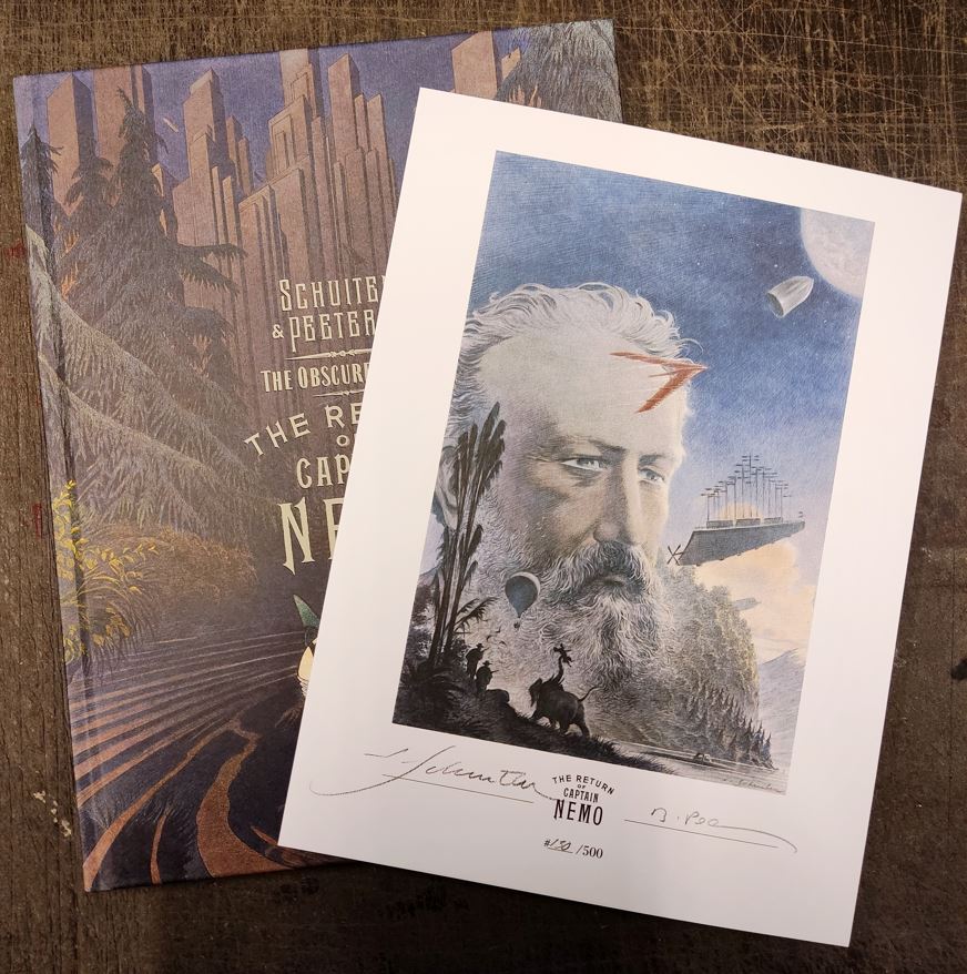 Le Retour du Capitaine Nemo (UK ver. : Return of the Captain Nemo) + Ex-libris exclusif (signé + numéroté) ! - Schuiten