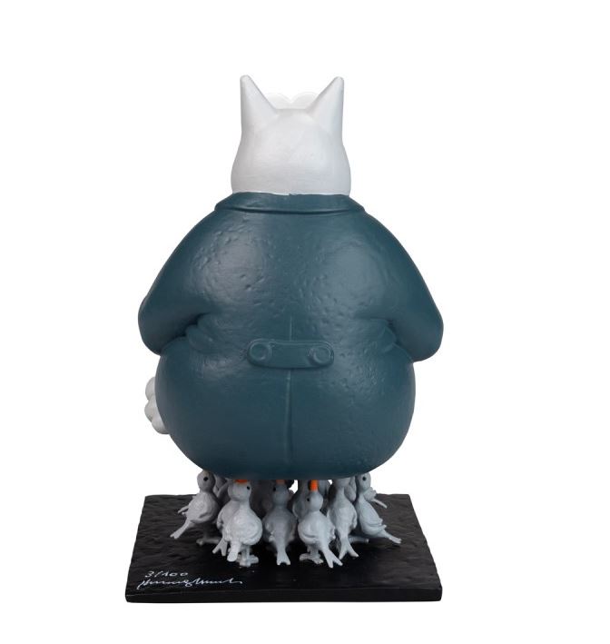 Figurine en résine Le chat RAWHAJPOUTACHA Signée par Philippe Geluck - 100 ex. – Image 3